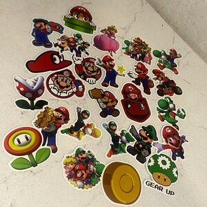 Assorted Nintendo Mario Stickers